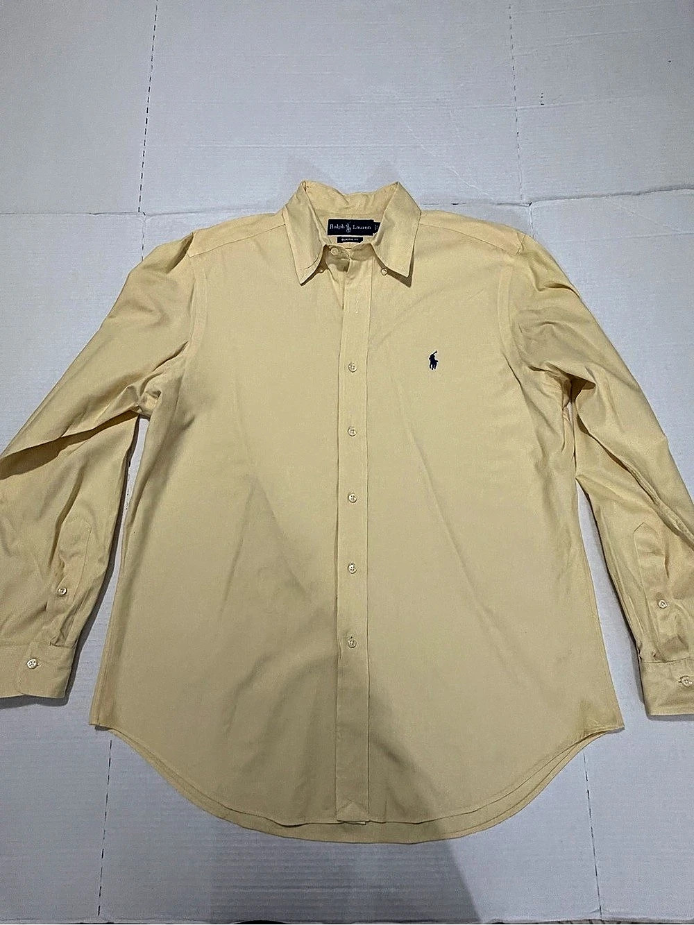 Ralph Lauren Classic Fit Yellow Oxford Shirt